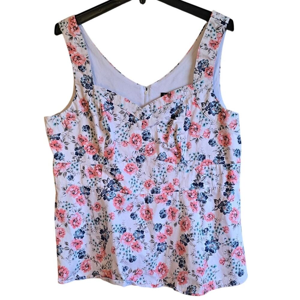 Torrid floral baby doll thick tank size 2x